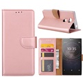 Hoesje voor Sony Xperia L2 - Book Case - geschikt voor 3 pasjes - Rose Goud