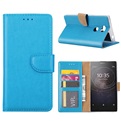 Hoesje voor Sony Xperia L2 - Book Case - geschikt voor 3 pasjes - Turquoise