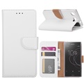 Hoesje voor Sony Xperia XZ1 Compact Book Case - geschikt voor 3 pasjes - Wit