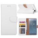 Hoesje voor Sony Xperia XZ1 Book Case - geschikt voor 3 pasjes - Wit