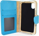 Hoesje voor Wiko Sunny Max - Book Case - geschikt voor 3 pasjes - Turquoise