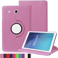 Tablethoes  voor Samsung Galaxy Tab E 9,6 inch T560 - 360° draaibaar - Soft Pink Licht Roze