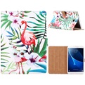 Tablet Book Case met sluiting voor Samsung Galaxy Tab A 10,5 inch 2018 T590 / T595 - Tropische Flamingo