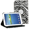 Tablet Hoes - Case - Cover 360° draaibaar voor Samsung Galaxy Tab S2 9,7 inch T810 T815 Zebra