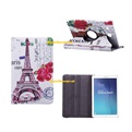 Tablethoes voor Samsung Galaxy Tab E 9,6 inch T560 - 360° draaibaar - Eiffeltoren Big Ben