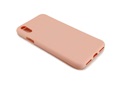 Matte Hoesje en 1x Tempered Glass voor Apple iPhone X - Back Cover - TPU - Licht Roze