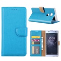 Hoesje voor Sony Xperia XA2 Ultra - Book Case - geschikt voor 3 pasjes - Turquoise