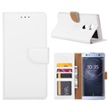 Hoesje voor Sony Xperia XA2 Ultra - Book Case - geschikt voor 3 pasjes - Wit