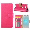 Hoesje voor Sony Xperia XZ2 Compact - Book Case - geschikt voor 3 pasjes - Pink