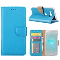 Hoesje voor Sony Xperia XZ2 Compact - Book Case - geschikt voor 3 pasjes - Turquoise