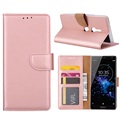 Hoesje voor Sony Xperia XZ2 - Book Case - geschikt voor 3 pasjes - Rose Goud