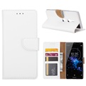 Hoesje voor Sony Xperia XZ2 - Book Case - geschikt voor 3 pasjes - Wit