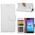 Hoesje voor Huawei Y6 2017 - Book Case - geschikt voor 3 pasjes - Wit