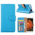 Hoesje voor Huawei Y6 2018 - Book Case - geschikt voor 3 pasjes - Turquoise