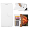 Hoesje voor Huawei Y6 2018 - Book Case - geschikt voor 3 pasjes - Wit