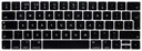 Siliconen Toetsenbord Cover voor Macbook (met Touch Bar) 13/15 inch A1708 - Zwart