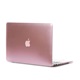  MacBook Air 11.6 inch - Laptoptas - Metallic Hard Cover - Rose Goud