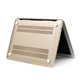  MacBook Air 13.3 inch - Laptoptas - Metallic Hard Cover - Goud
