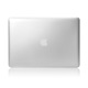  MacBook Retina 15.4 inch - Laptoptas - Metallic Hard Cover - Zilver