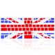 MacBook 13/15/17/Air/Pro/Retina - toetsenbord cover - siliconen - Union Jack engelse vlag - Internationale indeling