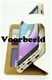 Hoesje voor Wiko U Feel Lite - Book Case - Wit - geschikt voor 3 pasjes