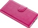 Xssive Hoesje voor LG Q8 - Book Case - Geschikt voor 3 pasjes - Pink