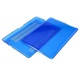  MacBook Retina 12 inch - Laptoptas - Clear Hardcover - Blauw