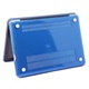  MacBook Air 11.6 inch - Laptoptas - Clear Hardcover - Blauw