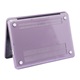  MacBook Retina 12 inch - Laptoptas - Clear Hardcover - Paars