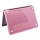  MacBook Retina 12 inch - Laptoptas - Clear Hardcover - Pink- Roze