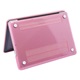  MacBook Air 13.3 inch - Laptoptas - Clear Hardcover - Pink - Roze