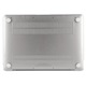  MacBook Air 13.3 inch - Laptoptas - Clear Hardcover - Transparant