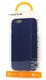 Matte Hoesje voor Apple iPhone 6/6S - Back Cover - TPU - Donker Blauw