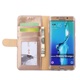 Premium Leer  Hoesje Book - Wallet Case Boek Hoesje voor Samsung Galaxy S7 Edge G935 Goud