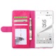 Premium Leer  Hoesje Book - Wallet Case Boek Hoesje voor Sony Xperia Z5 Pink