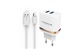 Duo Dual USB lader voor Samsung incl. micro usb kabel met 2 poorten