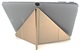 Tablethoes voor Apple iPad Air - multi vouwbaar stand - goud