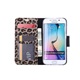 Hoesje voor Samsung Galaxy S5 Mini G800 Boek Hoesje Book Case Luipaard Print