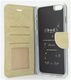 Hoesje voor Samsung Galaxy S6 Edge G925 - Book Case - Schubben Print - Taupe - geschikt voor 3 pasjes