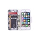 Hoesje Voor Samsung Galaxy A5 2016 A510 Boek Hoesje Book Case Slangen Print Zwart Wit
