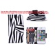 Hoesje voor Samsung Galaxy S5 G900 of S5 Neo G903 Boek Hoesje Book Case Zebra Print