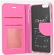 Hoesje voor Samsung Galaxy S6 Edge G925 - Book Case - Schubben Print - Pink Roze - geschikt voor 3 pasjes