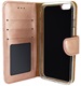 Hoesje voor Apple iPhone 6 Plus/6S Plus - Book Case - geschikt voor 3 pasjes - Rose Goud