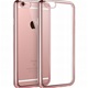 Transparant Hoesje voor Apple iPhone 7 Plus  - TPU - Rose Gouden Rand
