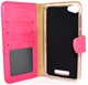 Hoesje voor Wiko Lenny 3 Max - Book Case - geschikt voor 3 pasjes - Pink