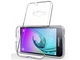 Ultra Thin Case en 1x Tempered Glass voor Samsung Galaxy J1 2015 J100 - TPU Ultra Thin - Transparant