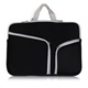  Voor MacBook Pro 13.3 of MacBook Retina 13.3 inch - Laptoptas - Laptop Sleeve met rits - Zwart