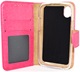 Hoesje voor Wiko Sunny Max - Book Case - geschikt voor 3 pasjes - Pink