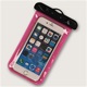 Universeel Waterproof Case / Pouch voor Apple iPhone 6 Plus / 6S Plus / 7 Plus - waterdicht tot 10m - doorzichtig transparant roze