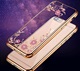 Transparant Hoesje met witte bloemetjes Apple iPhone 6/ 6s - Back Cover - TPU - Rose Rand